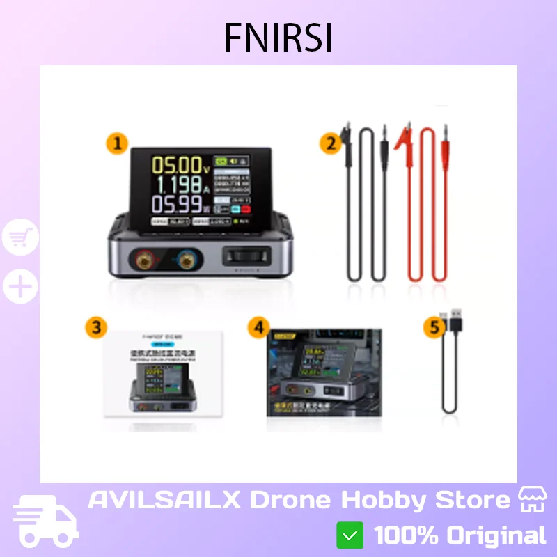 FNIRSI DPS-150 30V 5A 150W CNC Programmable DC Lab Power Supply