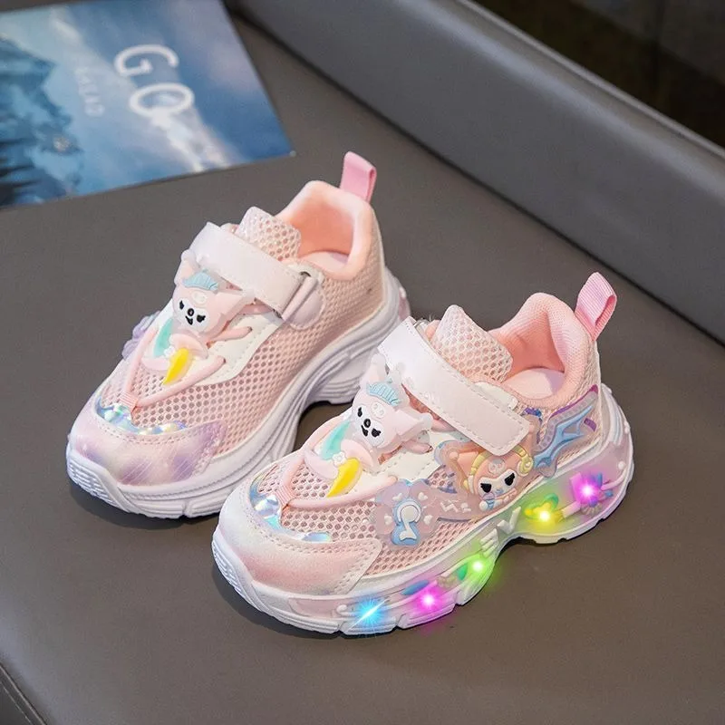 Dziewczęce Chłopięce Kawaii Sanrio Anime Dziecięce Buty Codzienne Śliczne Kreskówkowe Miękkie Oddychające Sportowe Trampki Prezenty dla Dzieci