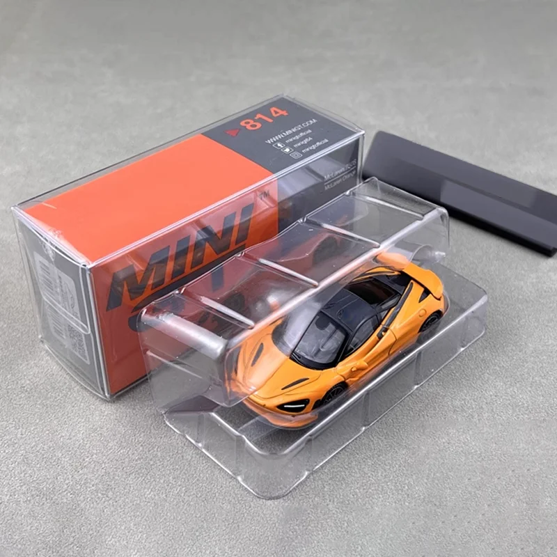 MINIGT-Jouet en alliage moulé sous pression, échelle 1/64 McLaren 750S, modèle en métal, cadeau