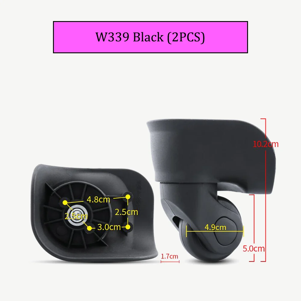 Compatible With Samsonite A07 Trolley Case Replacement Detachable Universal Wheel New Upgrade Materials Leather Case Pulley