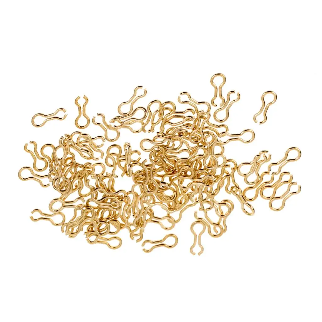 3-6pack 100pcs Alloy Brass Sinker Eyes Eyelets for Lead Weight Mold Fishing