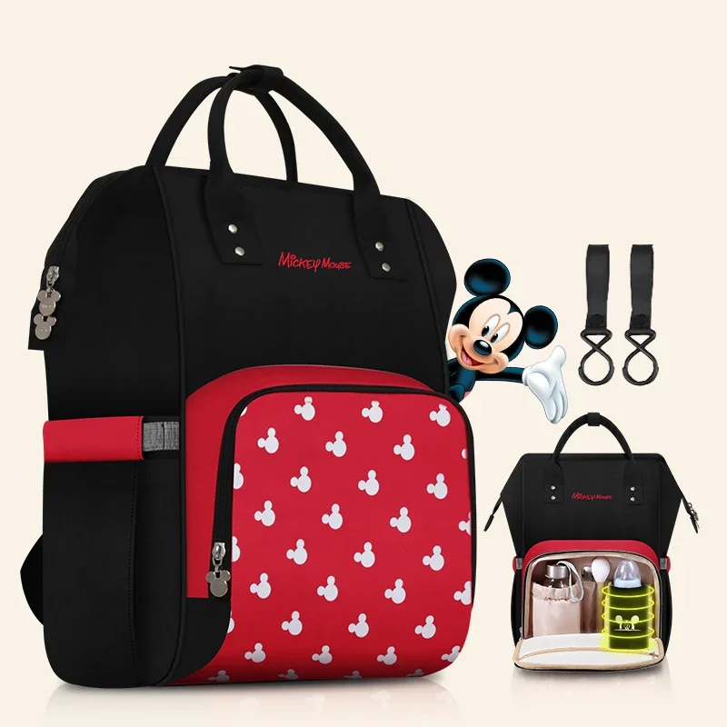 Sac à Dos Disney pour Couches pour Bébé, Sacoche de Voyage pour Poussette Minnie