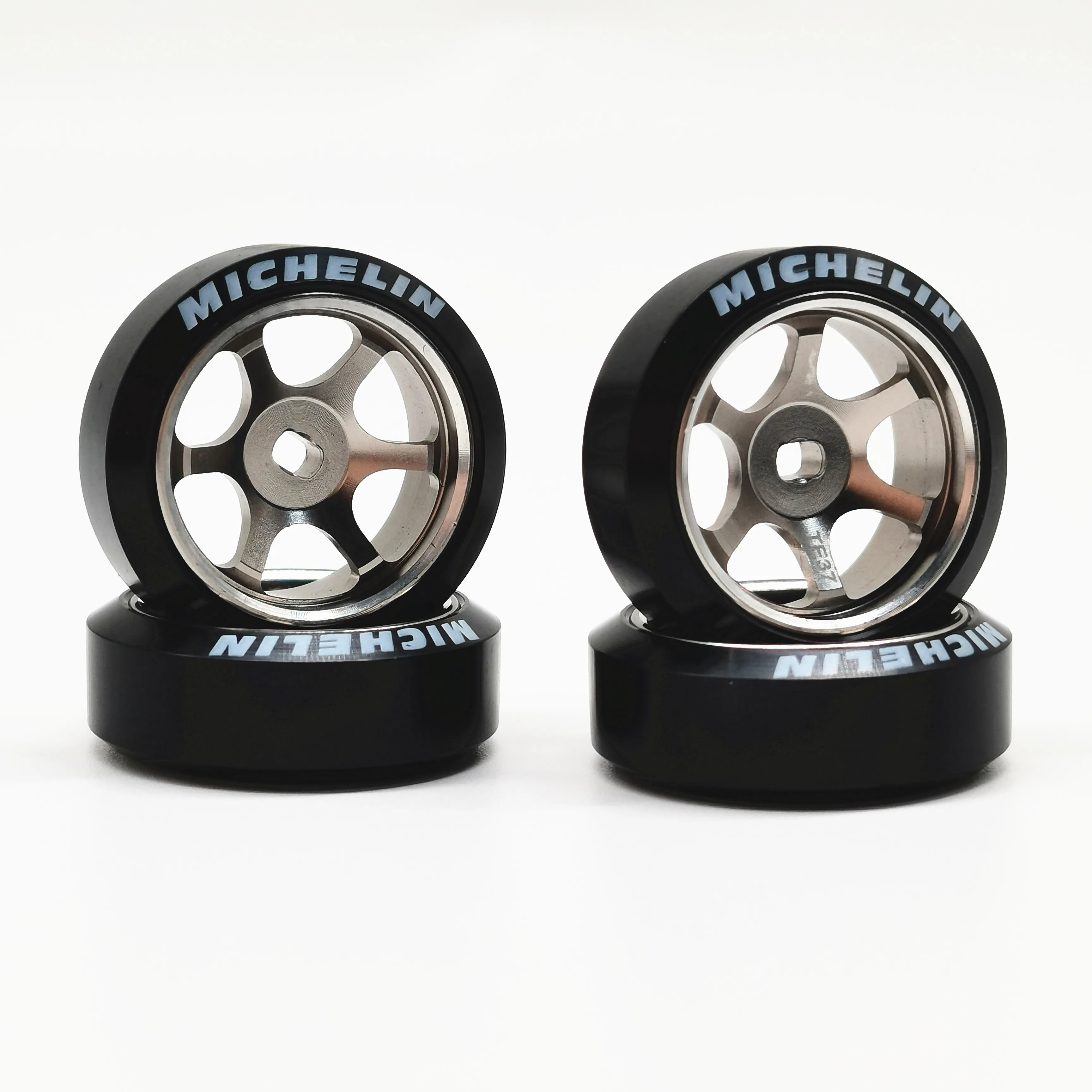 Metal 20mm piasta koła i Drift Logo opony do samochodu RC MINI-Q HGD1 MINI-Z DRZ MINI-D K969 części zamienne