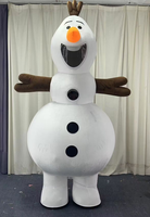 MINISO Disney Frozen 2.6M Snow man Olaf Inflatable Costume Street Polar Bear Mascot Costume Cosplay Inflatable Mascot