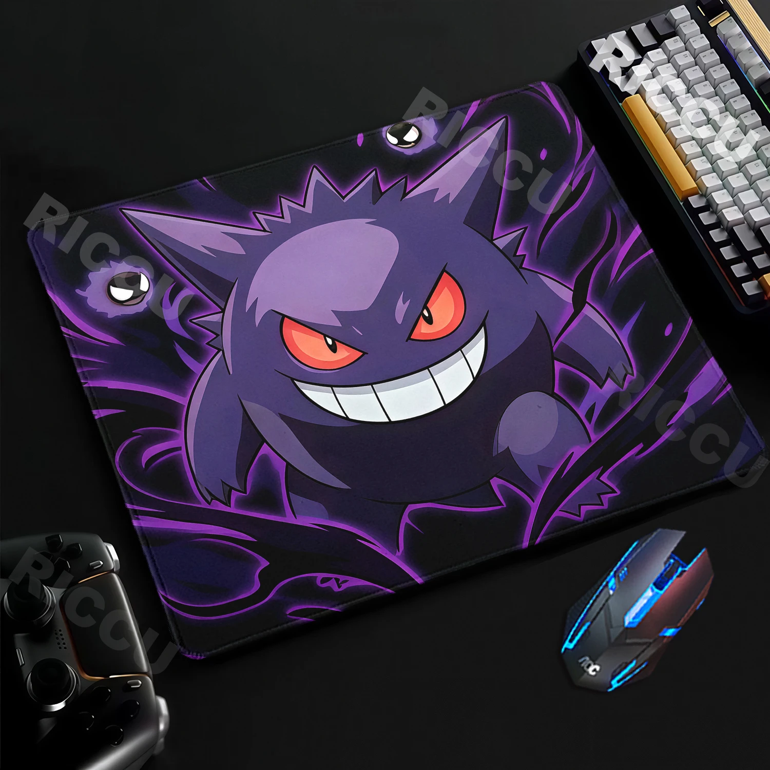 Gaming Small Mousepad Pokemon-Gengar Mouse Pad PC Gamer Desktop Decoration Pads Office Laptop Mouse Mat desk accessories Carpet