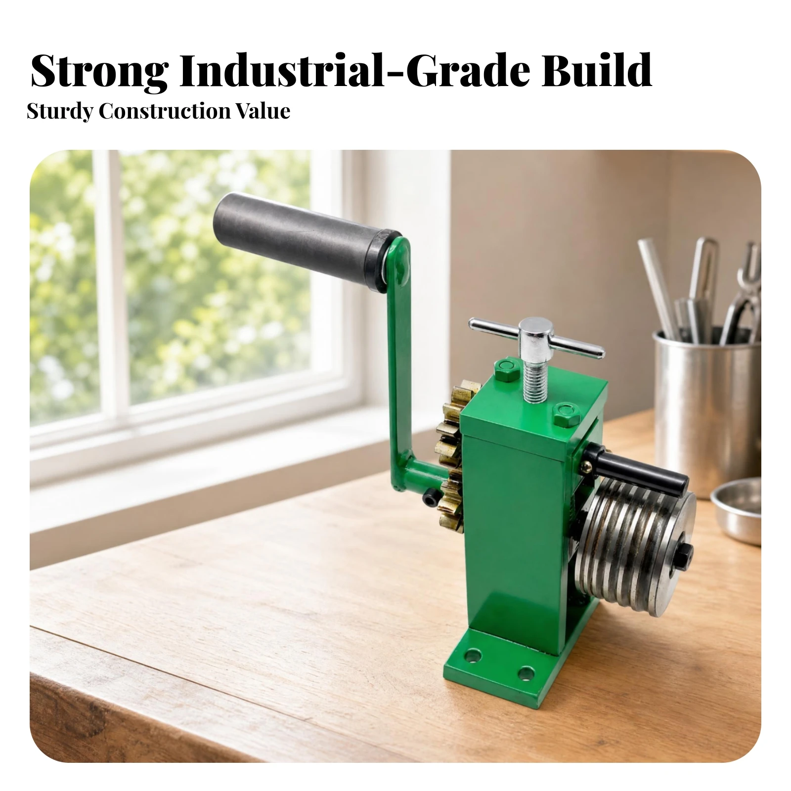 

Earring Making Machine Mountable Manual Forming Tool Hoop Bender Lever Handle Metal Bending Tool Compact