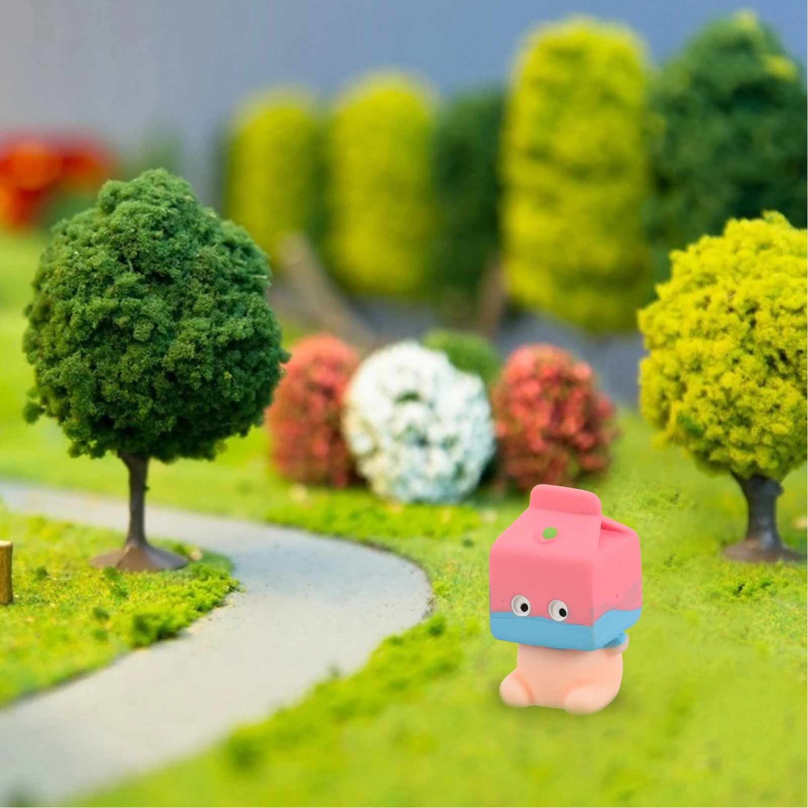 

10pcs Mini Piggy Figurines Car Garden Micro Landscape Decor Resin Small Pig Statues Desktop Animal Models Bookshelf Dashboard
