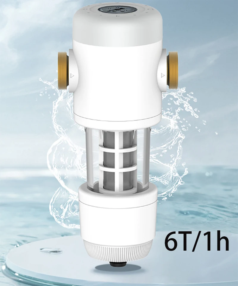 Water Purifier Whole House Ultration Water Filter 40um Filters 6T/H Automatic Central Cleaning Water Purifier