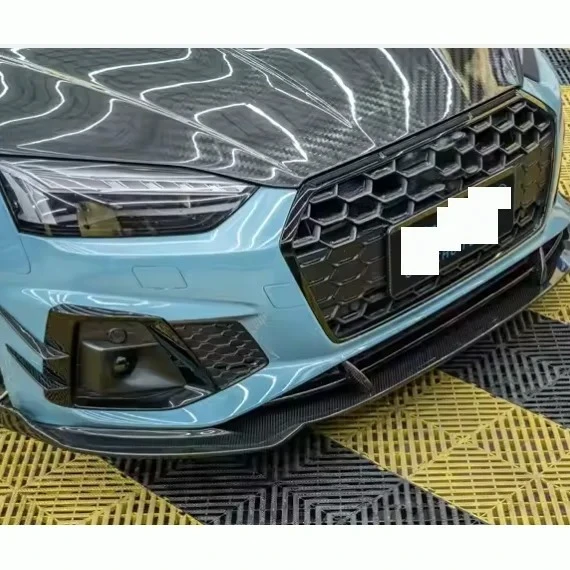 Dry Carbon Fiber for S5 Rs5 B9 B9.5 Front Bumper Spoiler Lip Lightweight Performance Car Carbon Fiber Body Kit Accessoires 4