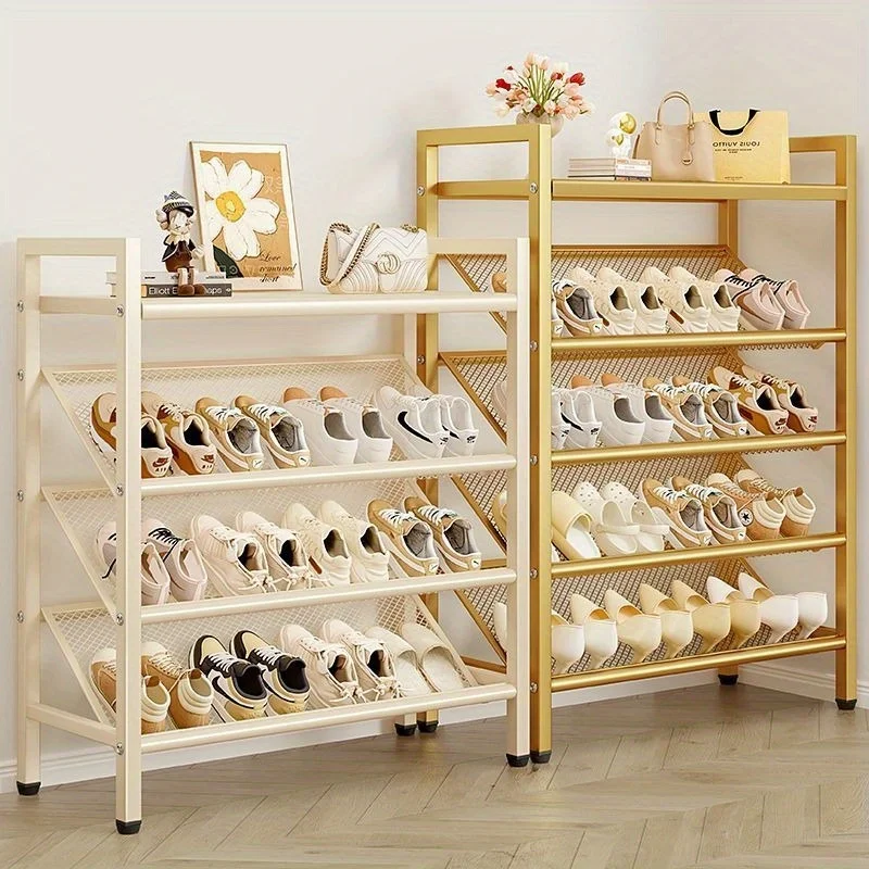 

Многоярусная полка для обуви, шкаф для обуви в прихожей или общежитии, высокая полка для хранения обуви, простая полка для обуви для домашнего входа.
