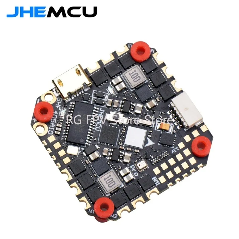 

JHEMCU GHF405AIO-HD Betaflight F405 OSD Flight Controller With 40A ESC PWM Dshot600 2-6S for Toothpick RC FPV Racing Drone