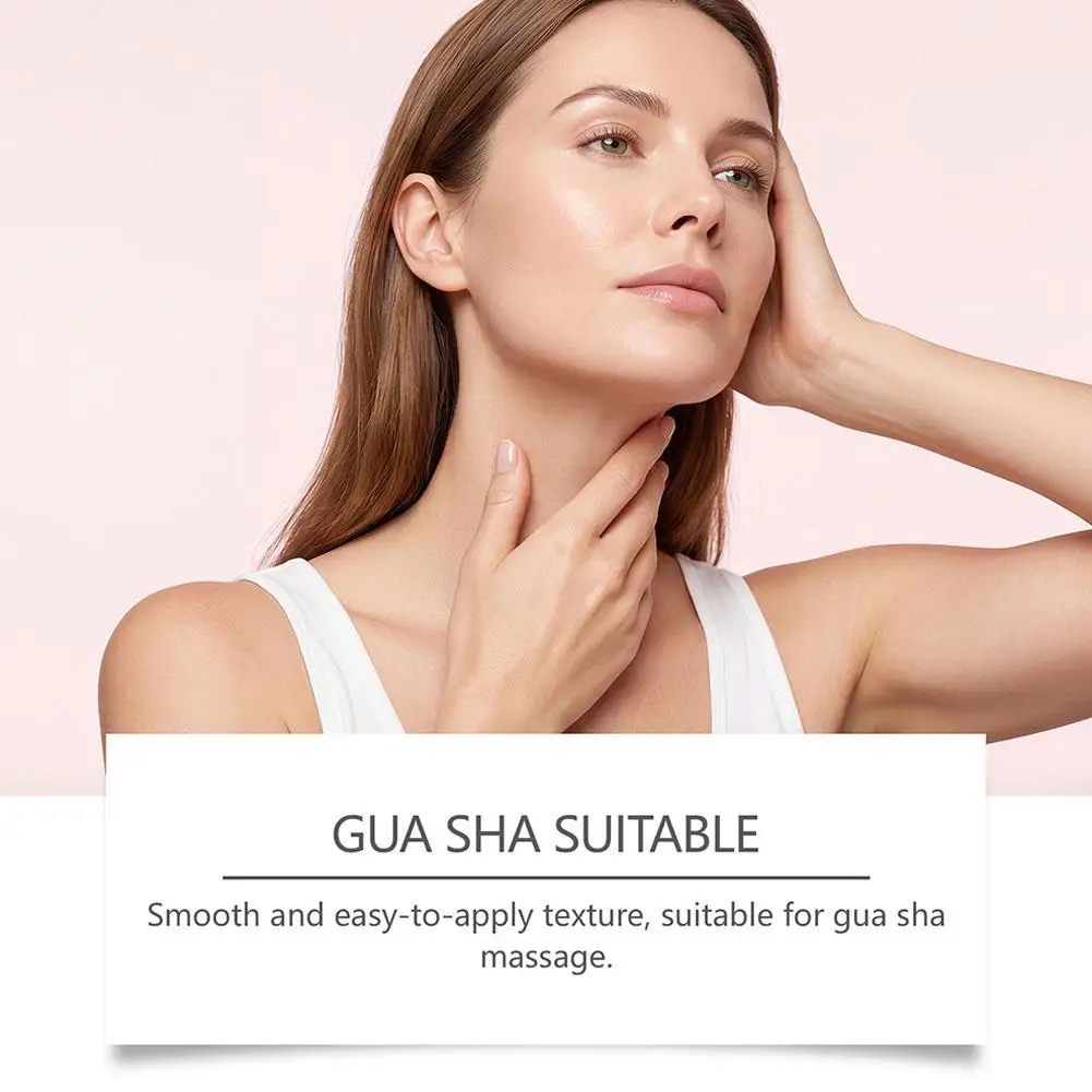 PDRN Pink Collagen Volume Multi Balm / PDRN Collagen Gua Sha Roller Halscreme Tief Hydratisierende Feuchtigkeitsspendende Aufpolsternde Gesichts- und Halscreme – Detail 9