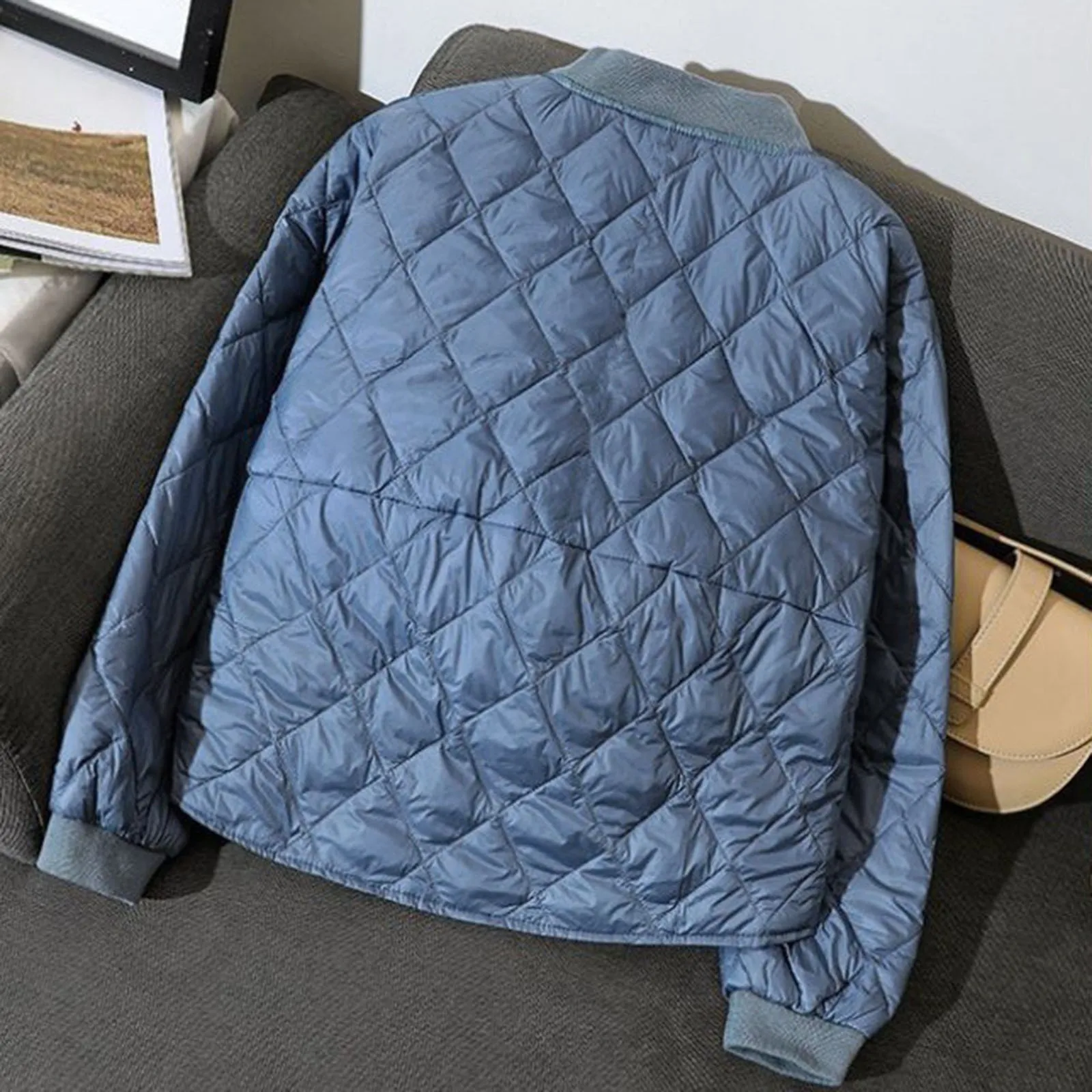 Jaqueta leve com capuz para mulheres, casaco acolchoado de algodão, branco, curto, roupa feminina, moda, novo, outono, inverno, 2023