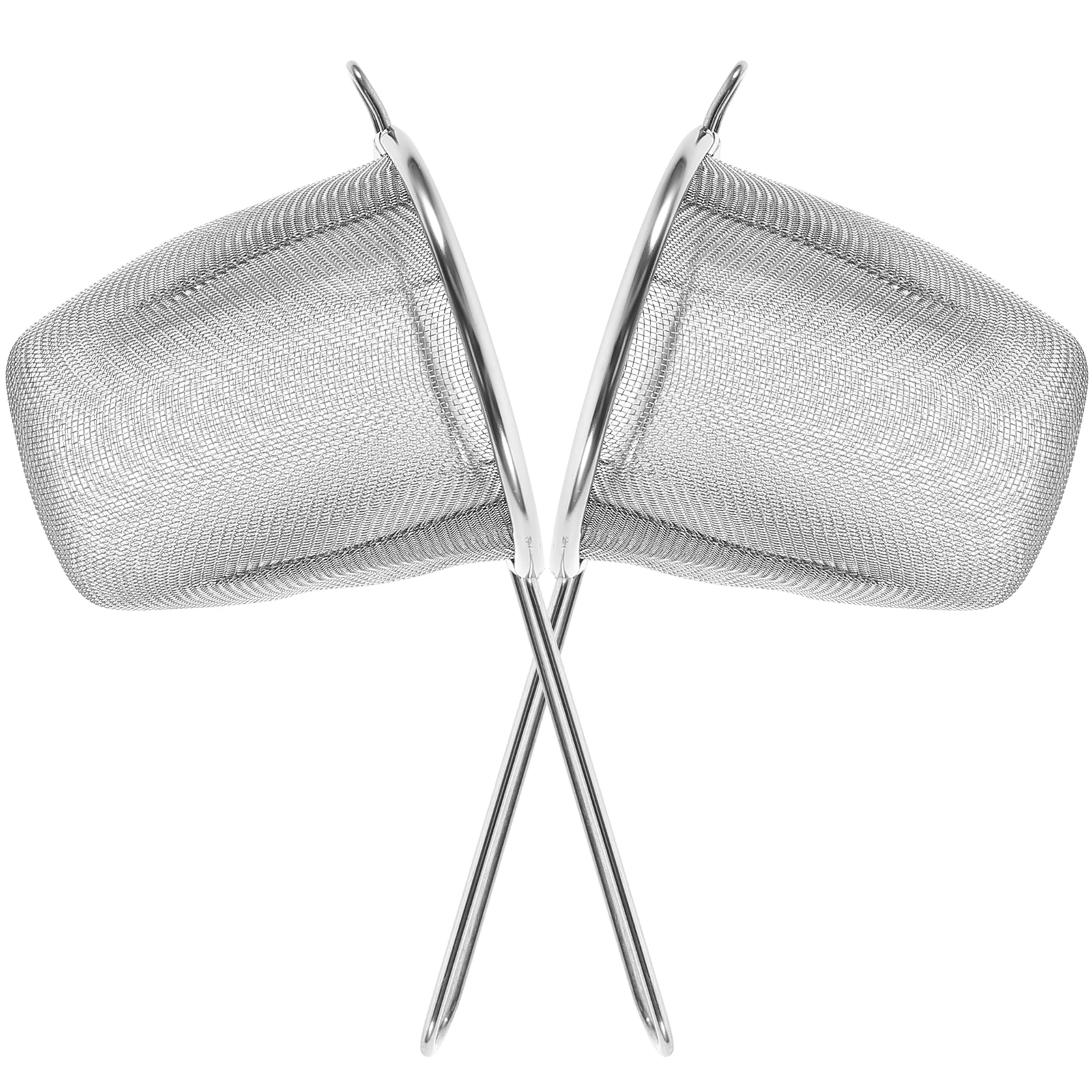

2Pcs Tea Strainers Stainless Steel Fine Mesh Infusers for Home and Office Use Prevent Hand Scalds Tea Strainers