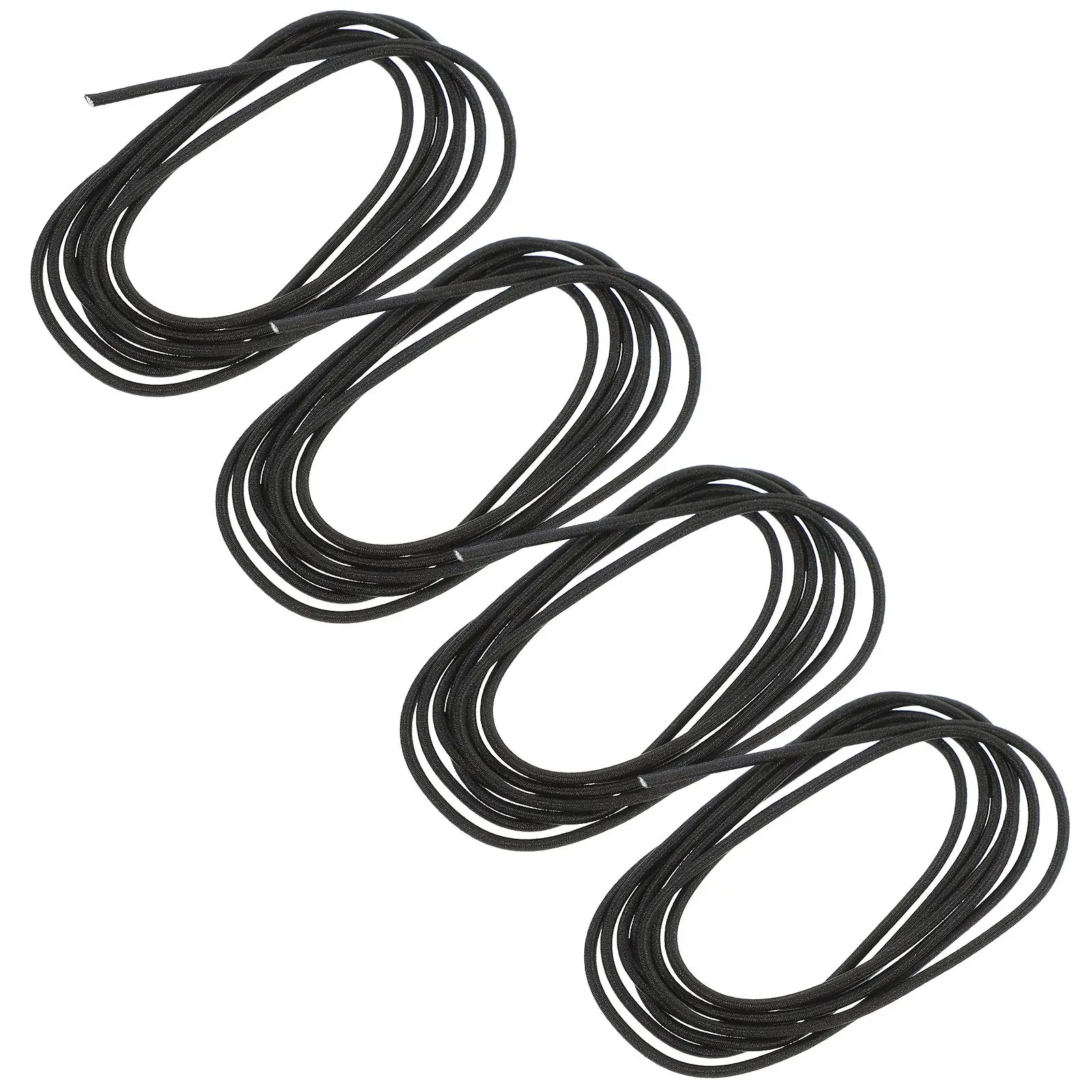 

6 Black Elastic Bands A5 Traveler Notebooks Thick Strong Woven Fabric Metal Buckle Suitable Most Notebooks DIY Accessories Spare
