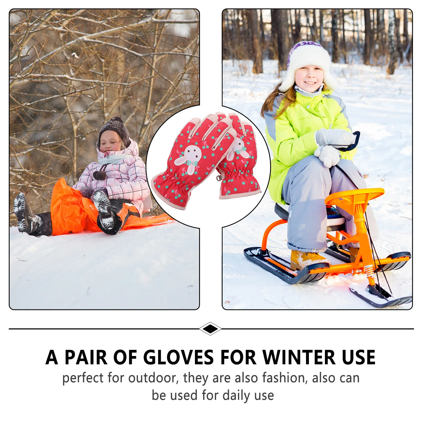 

Windproof Warm Gloves Skihandschuhe Winter Warmes Women Cloth Handschuheter