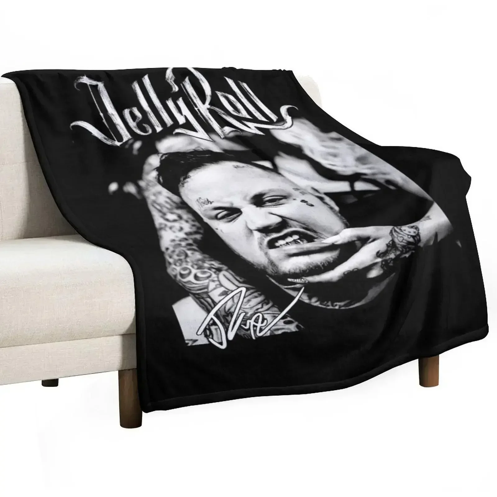 Jelly Roll Whitsit Chapel Singer Country Music Throw Blanket Sleeping Bag Decorative Sofa Sofa Quilt Blankets