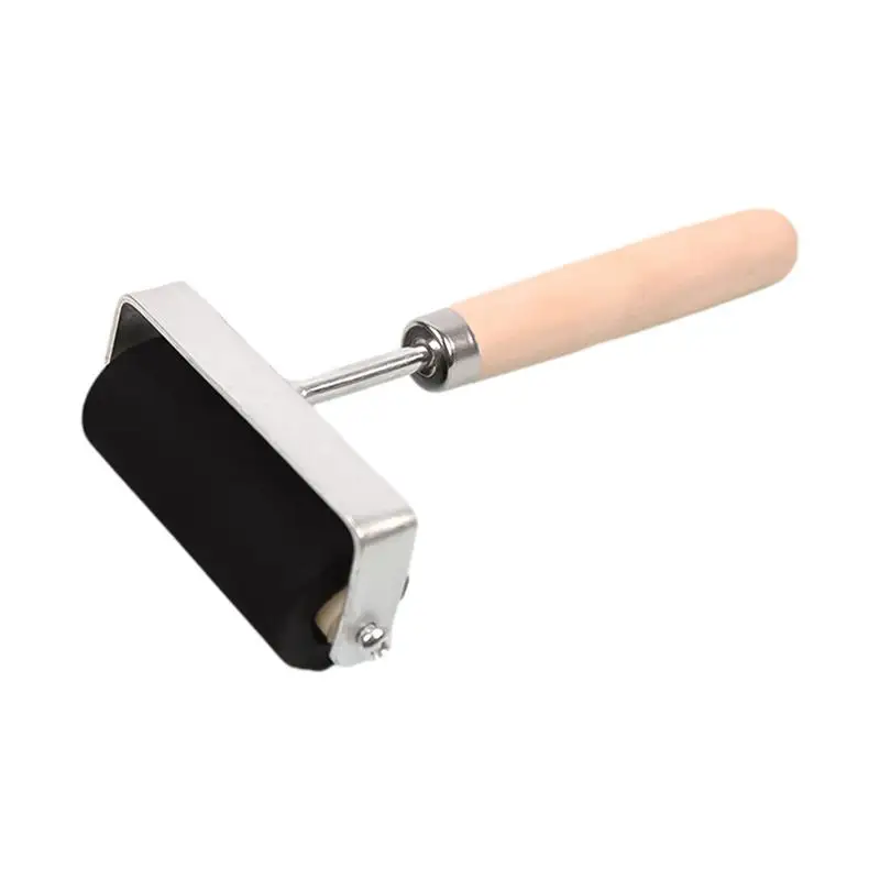 Rolka gumowa wałek do klejenia do rękodzieła narzędzie do klejenia oleju rzemiosło artystyczne narzędzie do malowania do tapet rolka do tłoczenia