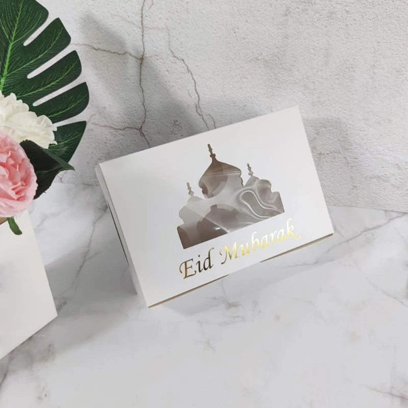 Kotak Cupcake Idul Fitri Wadah Pembungkus Makanan Hadiah Anak Laki-laki dan Perempuan Dropship