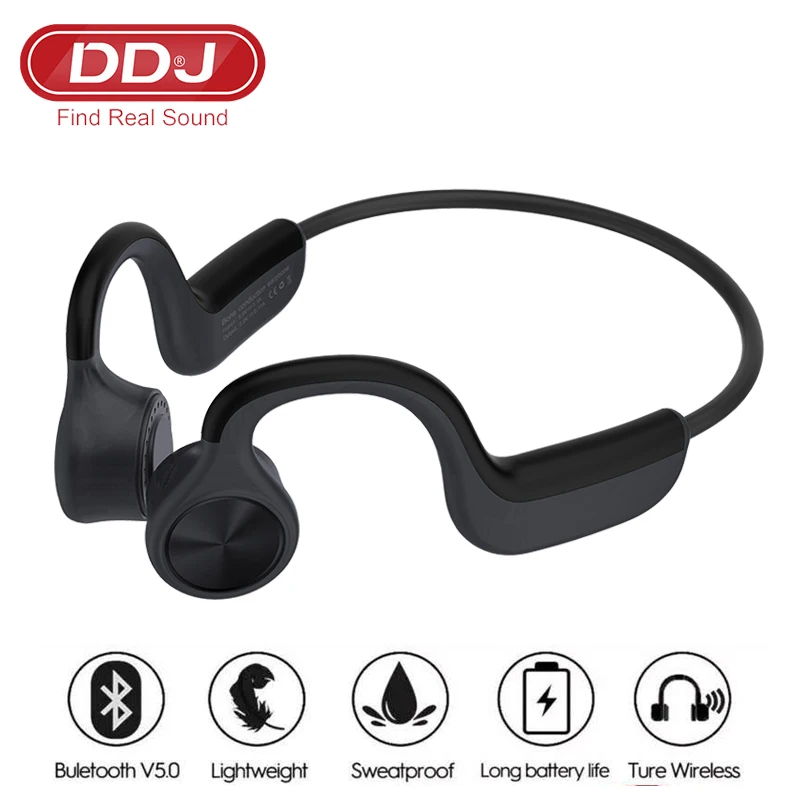 B9 Bone Conduction Bluetooth Headset Wireless Running Sports Ear-Mounted Waterproof and Sweat-Proof 6-8 Hours of Exercise Life