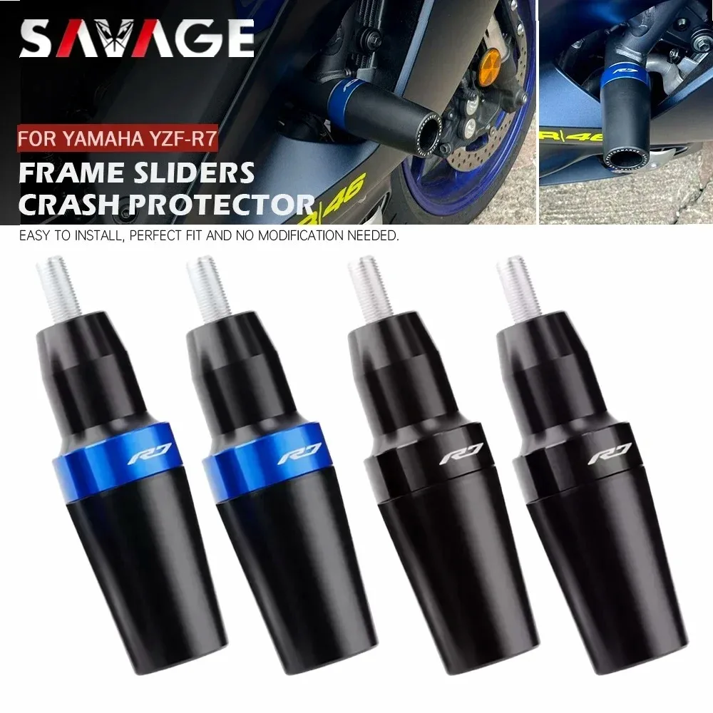 YZF-R7 2021-2025 Frame Slider Crash Protector For YAMAHA YZFR7 YZF R7 2024 Motorcycle Accessories Falling Protection Bobbins Pad