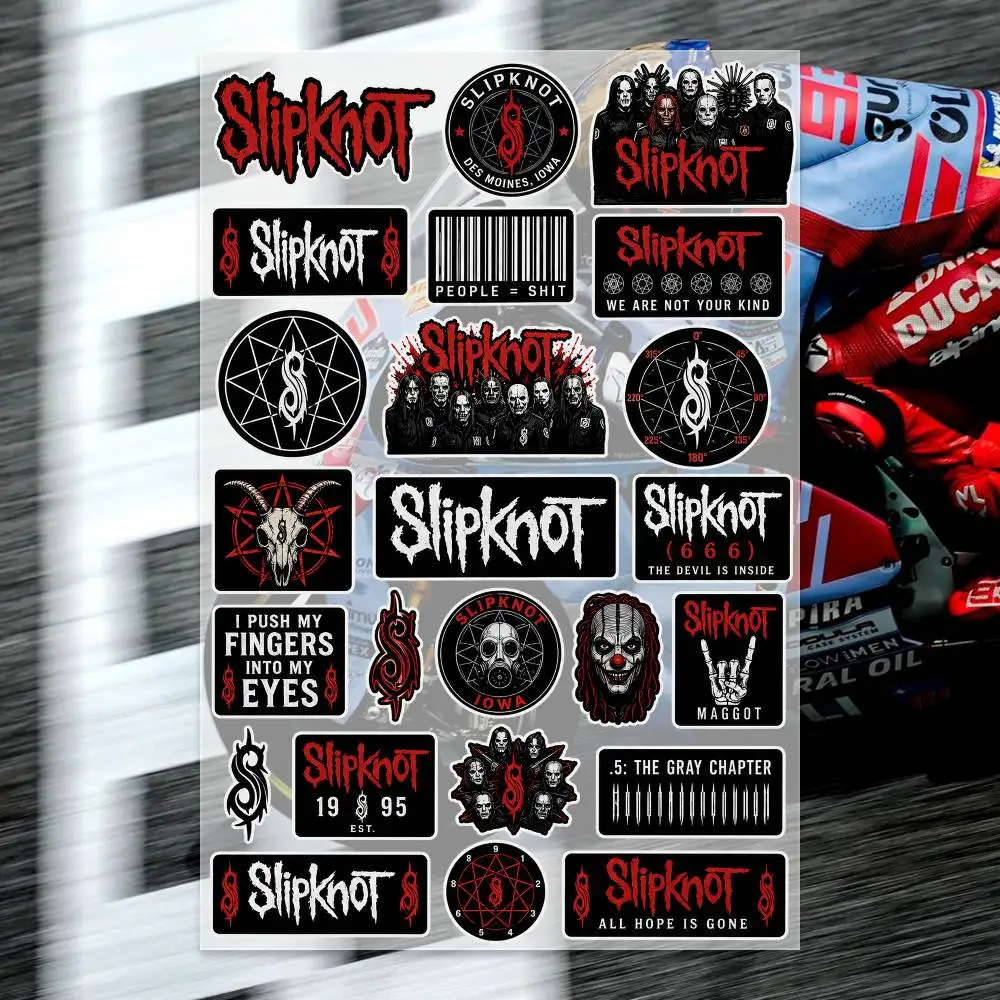 S-Slipknot Japanese Motorcycle Sticker Suitable for Motorcycle Body Reflective Car Sticker Helmet Decal