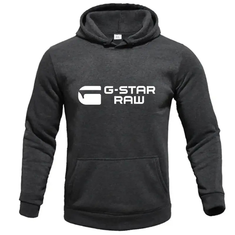 G-Star RAM-ropa deportiva informal para hombre, top holgado con estampado cómodo, Sudadera con capucha, ropa de calle a la moda, 2024