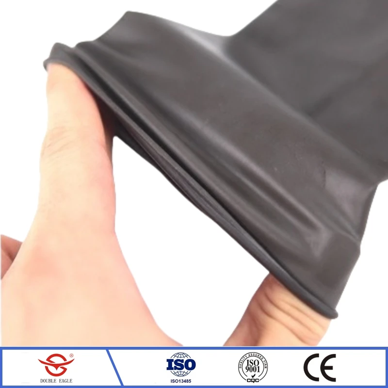 Genuine x-ray ionizing radiation protective 0.025mmpb ultra thin rubber gloves radiological protection natural rubber gloves