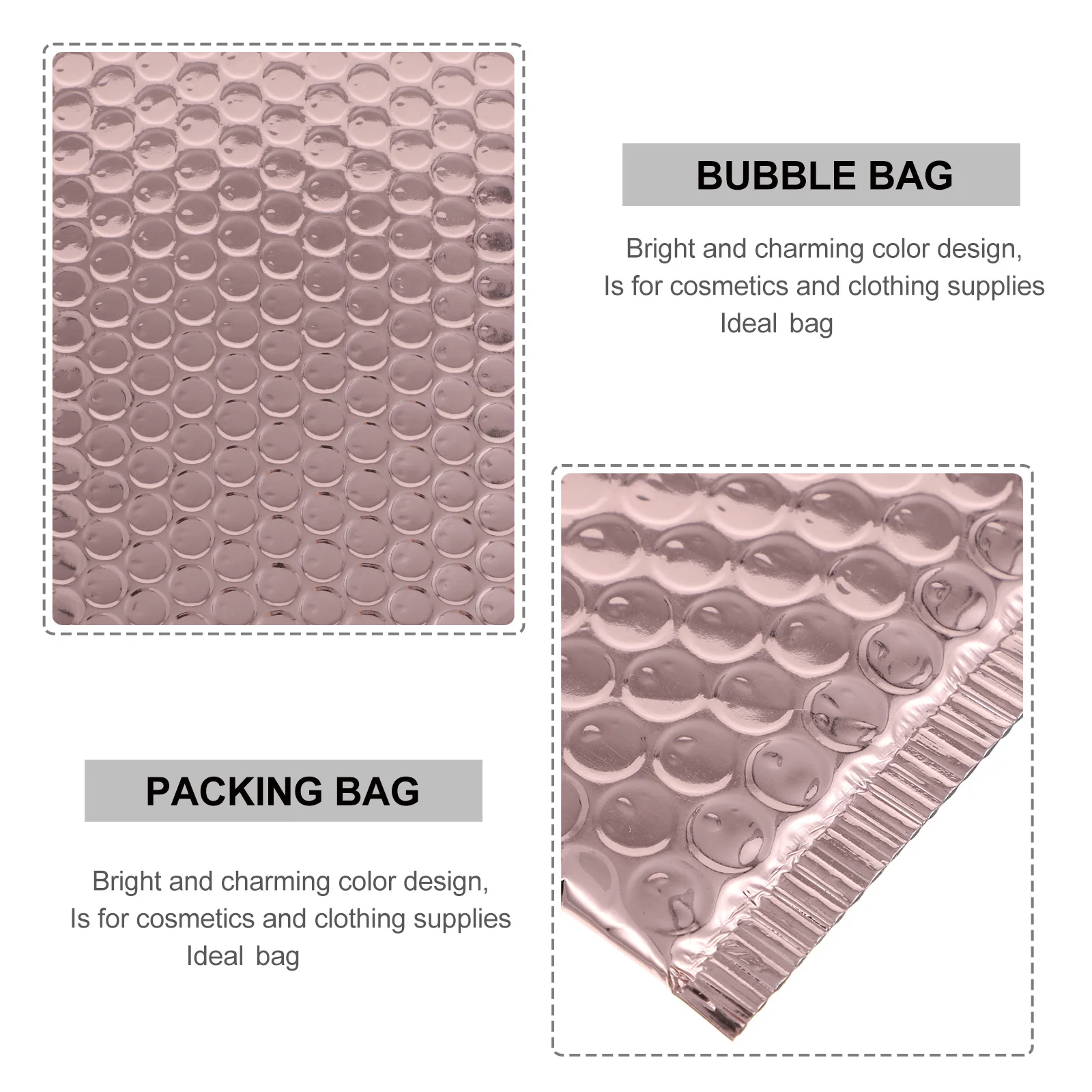 25Pcs Shockproof Bubble Envelopes Thick Padded Mailer Bags Self Seal Closure Protective Bubble Mailing Bags for Express Secure