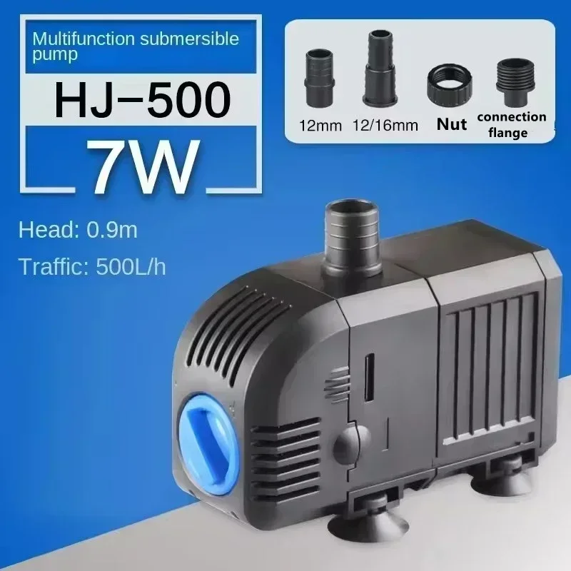 NONE Ultra-leiser 7/8/20/35/45/55 W Tauchbrunnenpumpenfilter Fischteich Aquarium Wasserpumpe Tankbrunnen 500–3000 l/h 6
