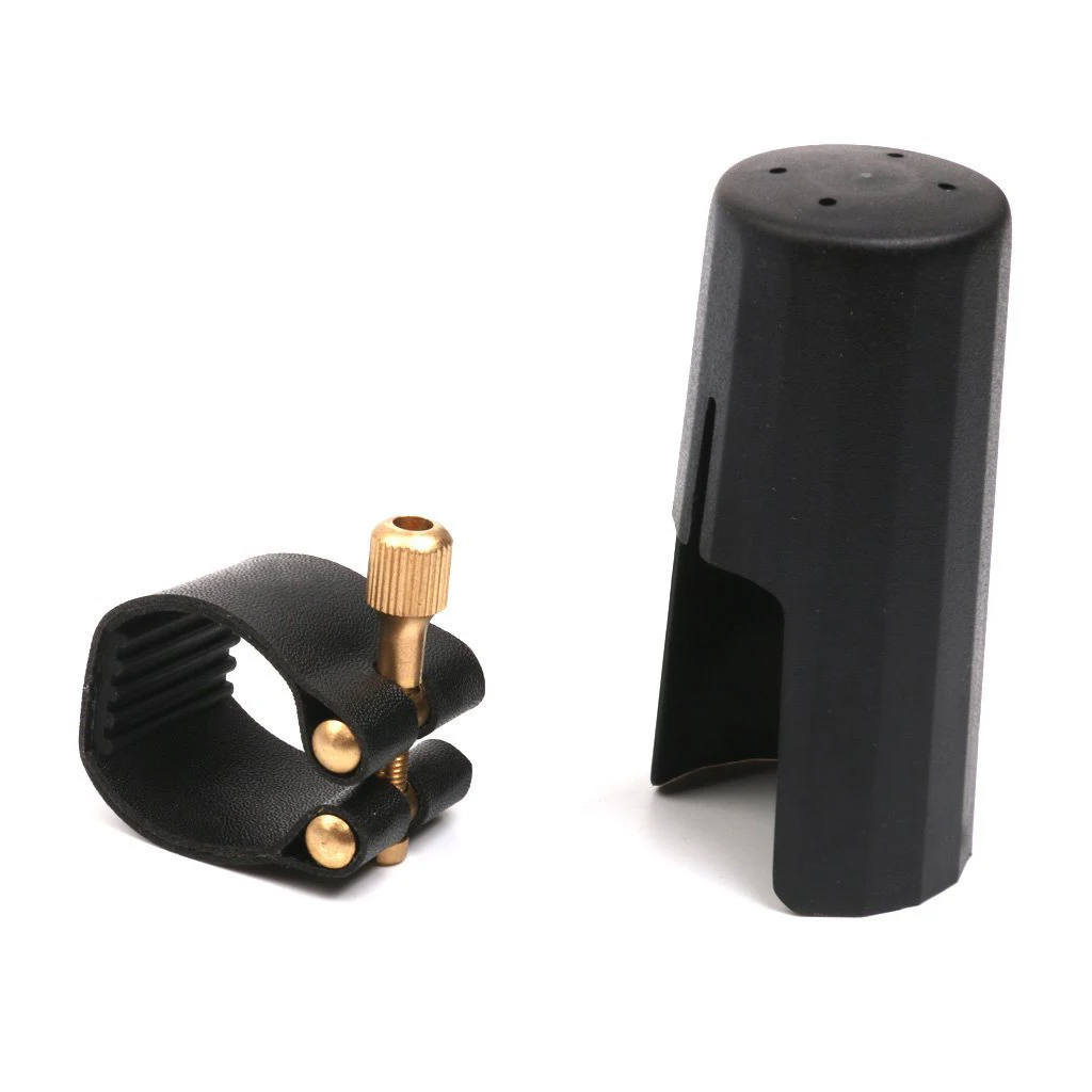 Plastic clarinets Nozzle cap with PU ligature Black