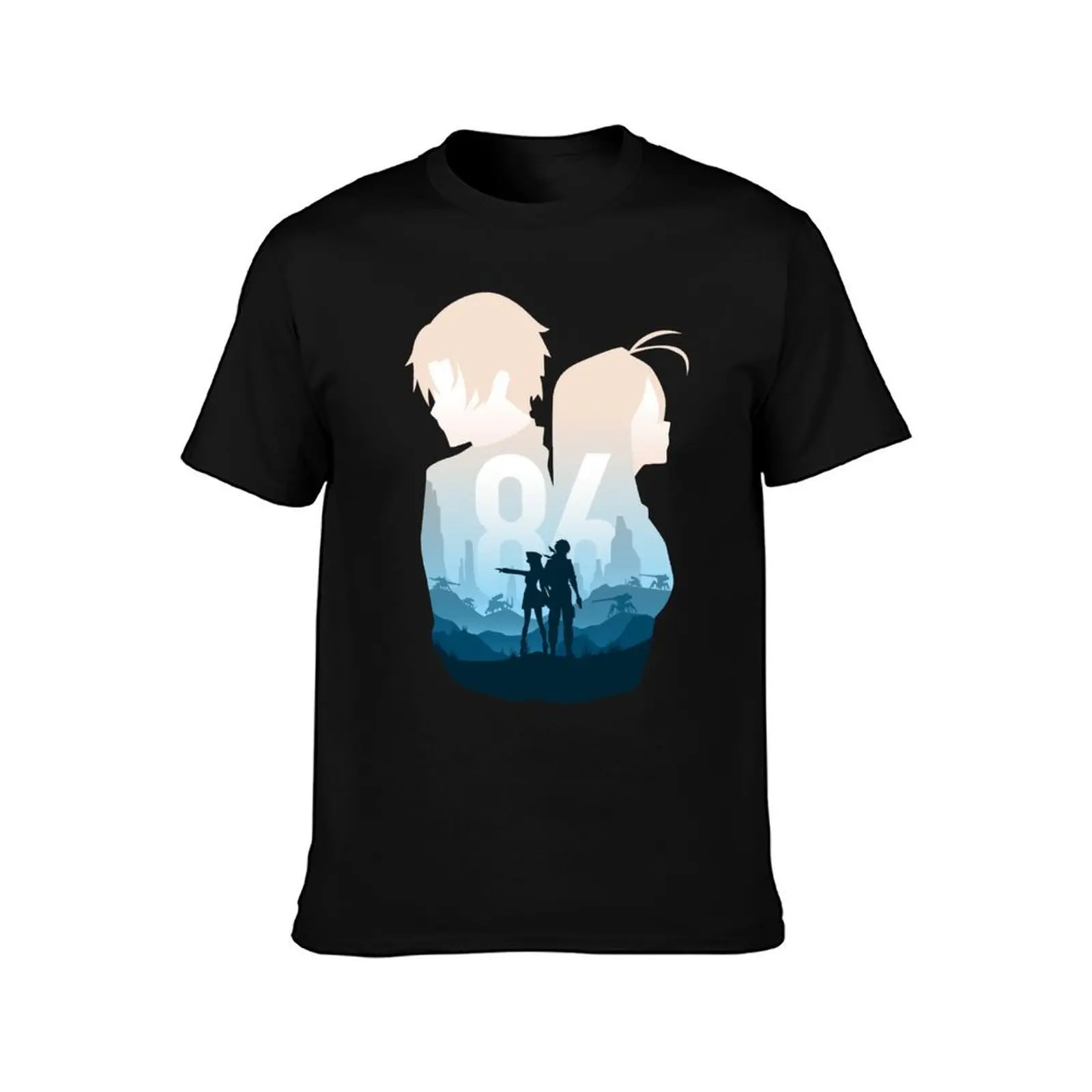 Eighty Six Landscape T-Shirt Minimalist Casual Short Sleeve Top T-Shirt