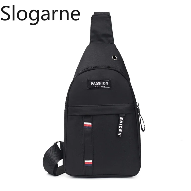 Men's Chest Bags Boy Casual Backpacks Small Short Trip Travel Handbags Male Waterproof Shoulder Crossbody Bags Nylon Handbags