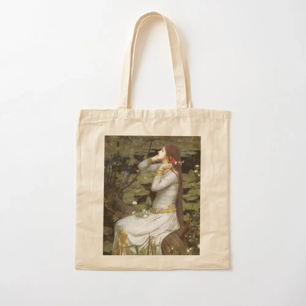 John William Waterhouse - Ophelia (1894) Tote Bag custom canvas bag Handbags women Tote Bag