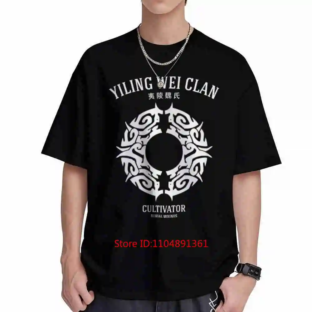 The Untamed Yiling Wei Sect Cultivator Short Sleeve Tee 100% Cotton T-Shirt