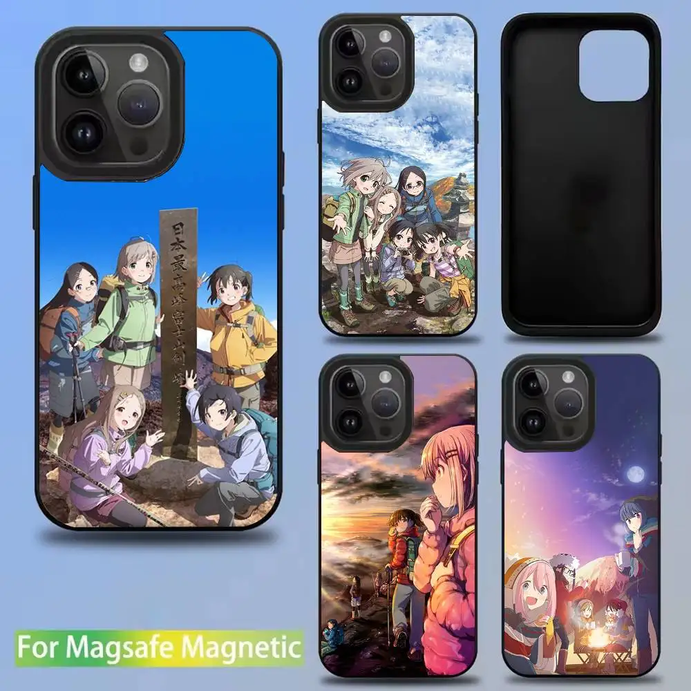 

Yama no Susume Phone Case For iPhone 16,15,14,13,12,11,Pro,Max,Plus,Mini,SE New Magsafe Magnetic Wireless Charging