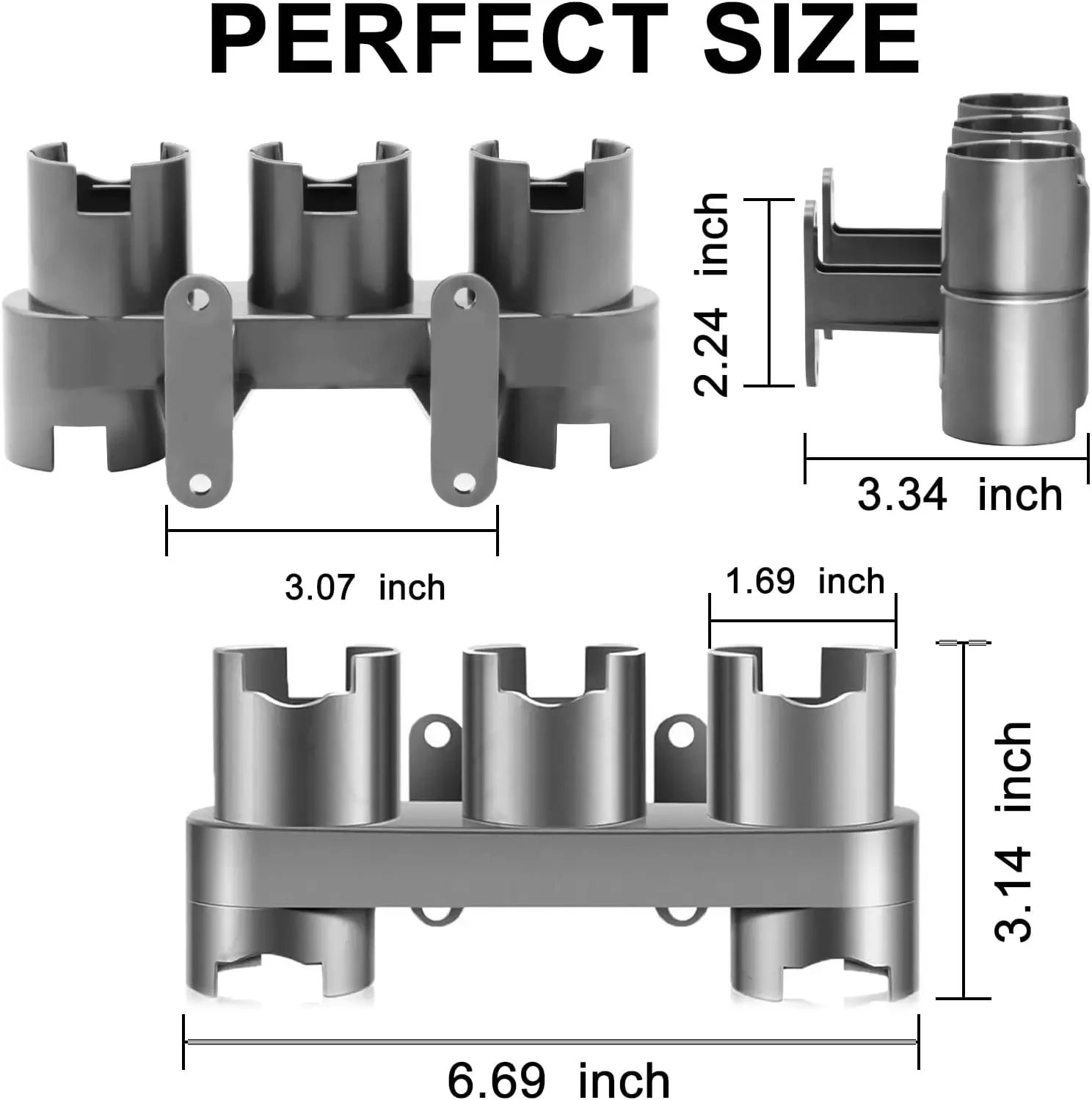 Storage Bracket Holder For Dyson V7 V8 V10 V11 V15 Vacuum Cleaner Attachment Brush Stand Tool Nozzle Base Holder