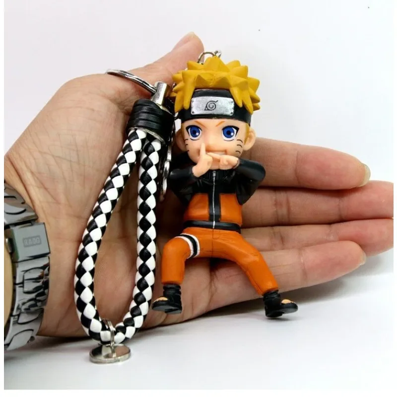 Llavero Naruto colgante muñeca Naruto Ningci Kakashi bolso coche Gang Shou Chuda Sasuke colgante