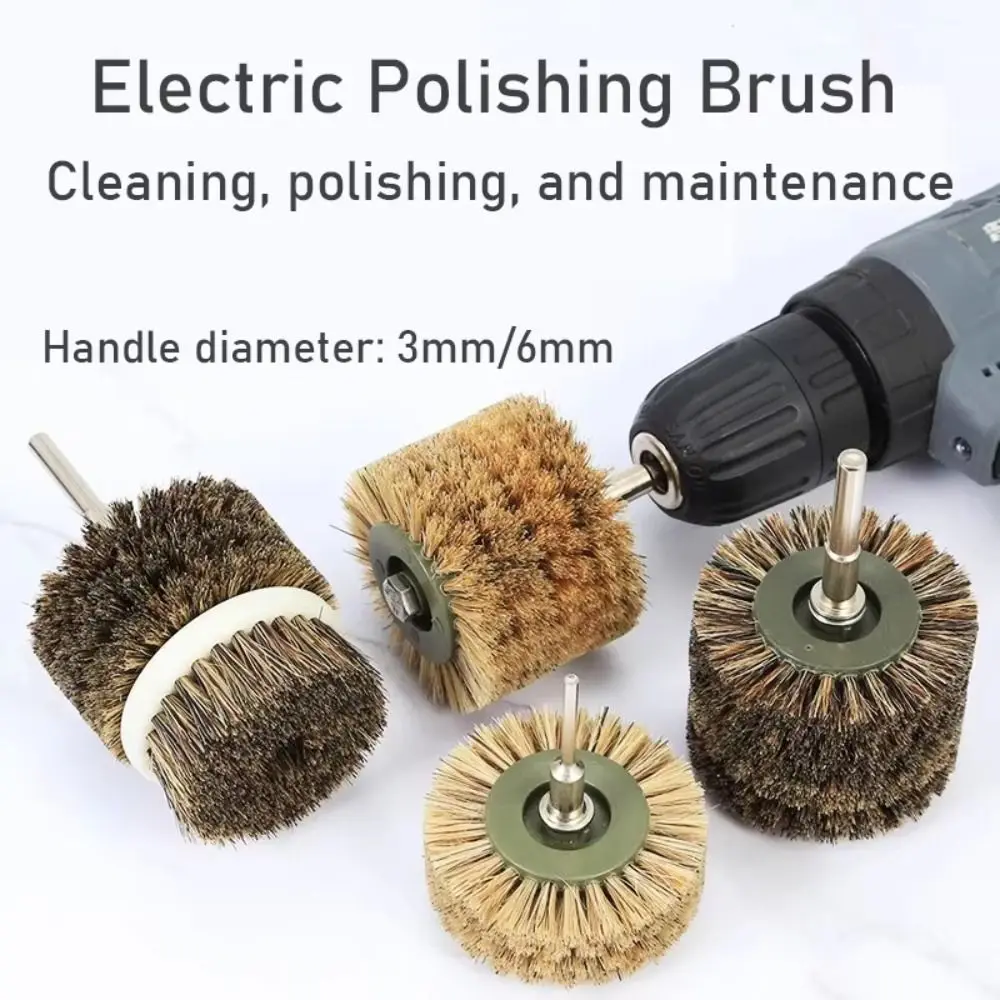 

Bristle Brush Head Electric Polishing Cleaning Brush Thickened Bodhi Polishing Circle Brush 6mm Handle Diameter Multi-laywer