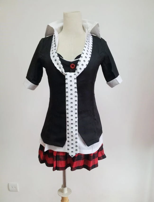 Danganronpa Cosplay Anime Dangan Ronpa Junko Enoshima Cosplay Costume School Uniforms with wig