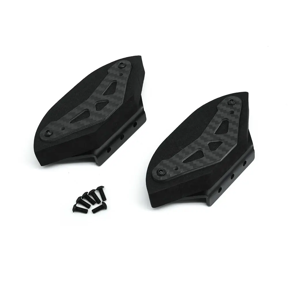 Sponge Front Rear Bumper Anti-Collision Bar Foam Carbon fiber baffle For Tamiya 1/10 TT01  2pcs/set