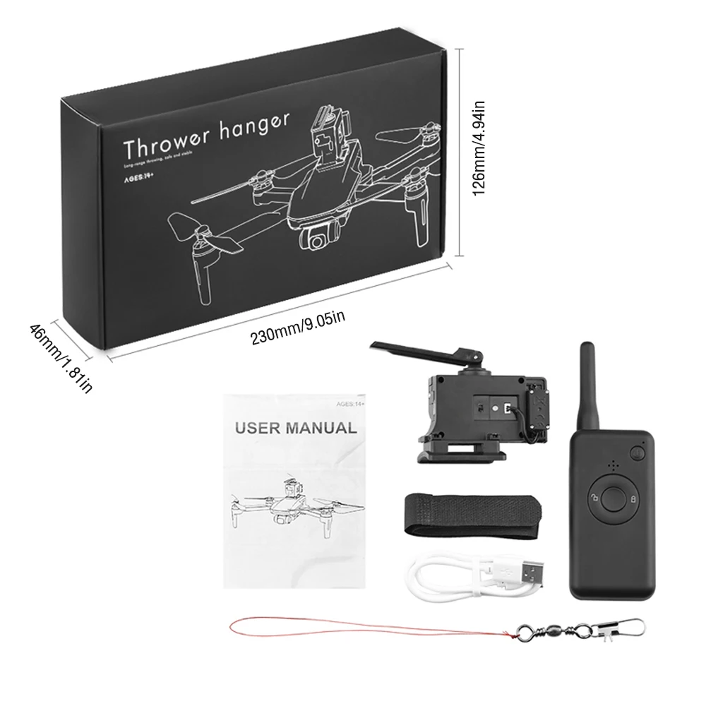 Drone Airdrop Systeem Payload Levering Thrower Airdrop Apparaat Voor Dji Mavic 2/Pro/Mini 2/Air/fimi X8SE Drone Accessoires