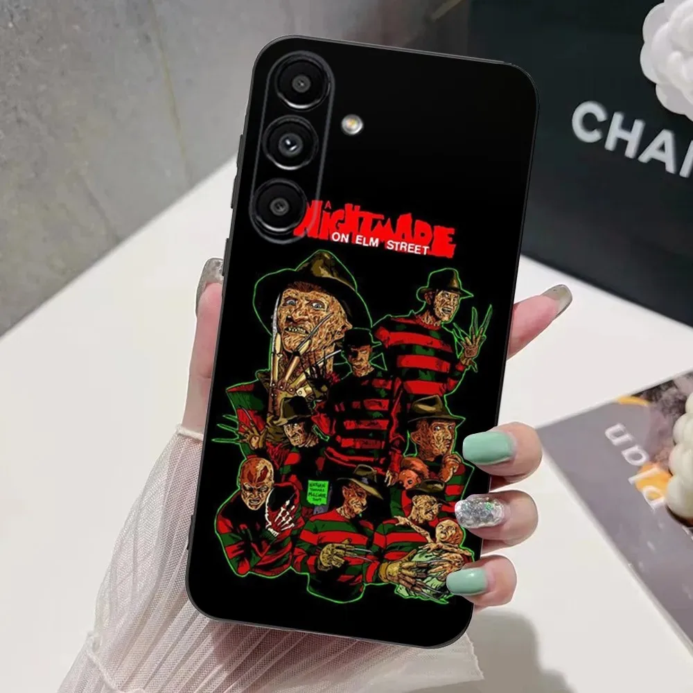 F-Freddy Horror Movie K-Krueger  Phone Case For Samsung S24,S21,S22,S23,S30,Ultra,S20,Plus,Fe,Lite,Note,10,9,5G Black Soft Cover