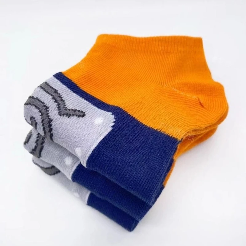 Anime Naruto socks Sasuke two-dimensional cos simple socks men and women versatile sports cotton socks festival gift wholesale view 3