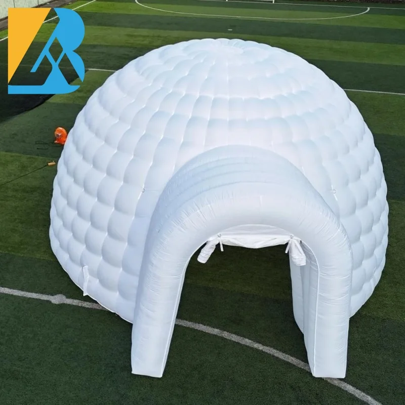 Cúpula inflable blanca construida personalizada para fiesta, tienda de campaña, cúpula inflable gigante, juguetes a la venta