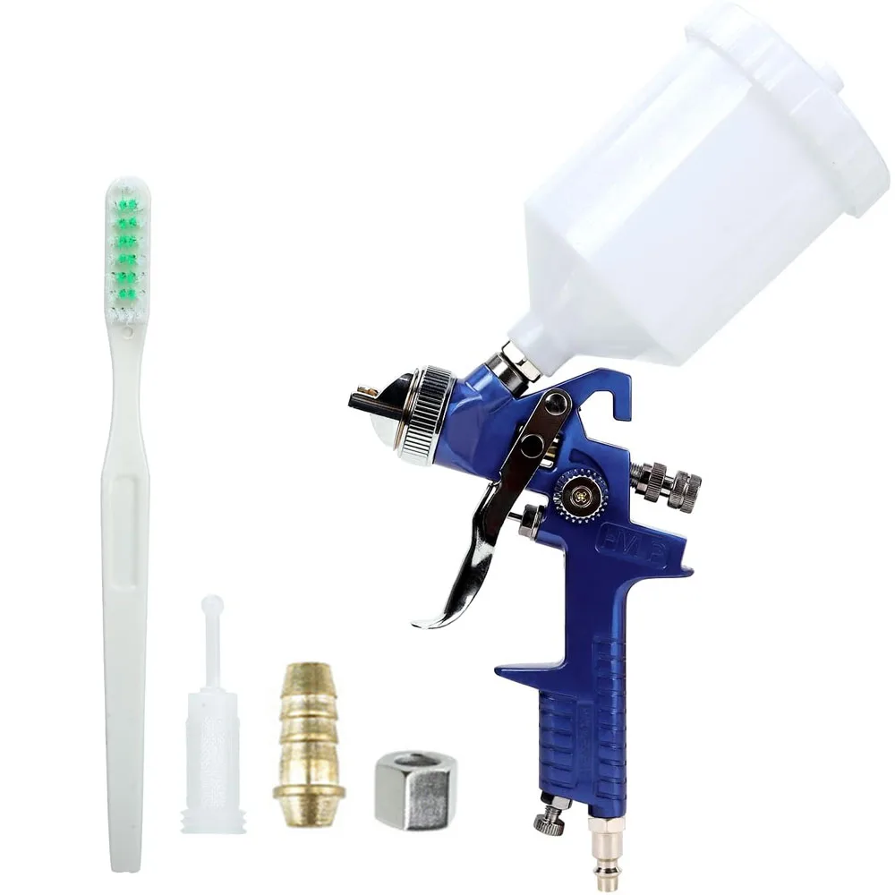 125ml Mini Spray Gun 0.8/1.0mm Nozzle Spray Paint Gun Pneumatic Sprayer Professional Car Painting Repair Airbrush