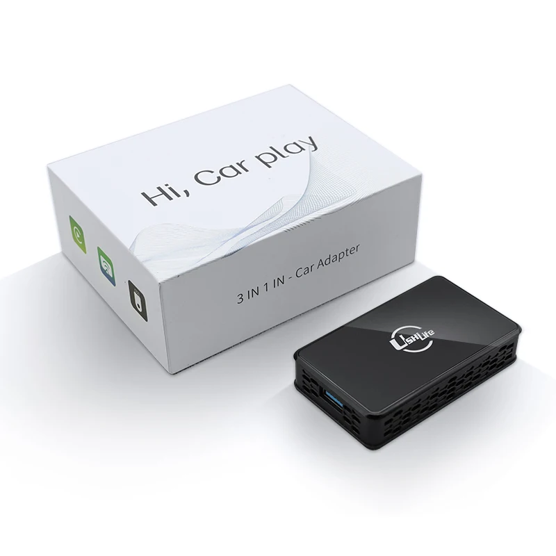 

2025 hot sale UshiLife USB Dongle 3 in 1 CP Adapter Wireless Carplay Android Auto Screen Mirroring USB Plug and Play Wireless Ca
