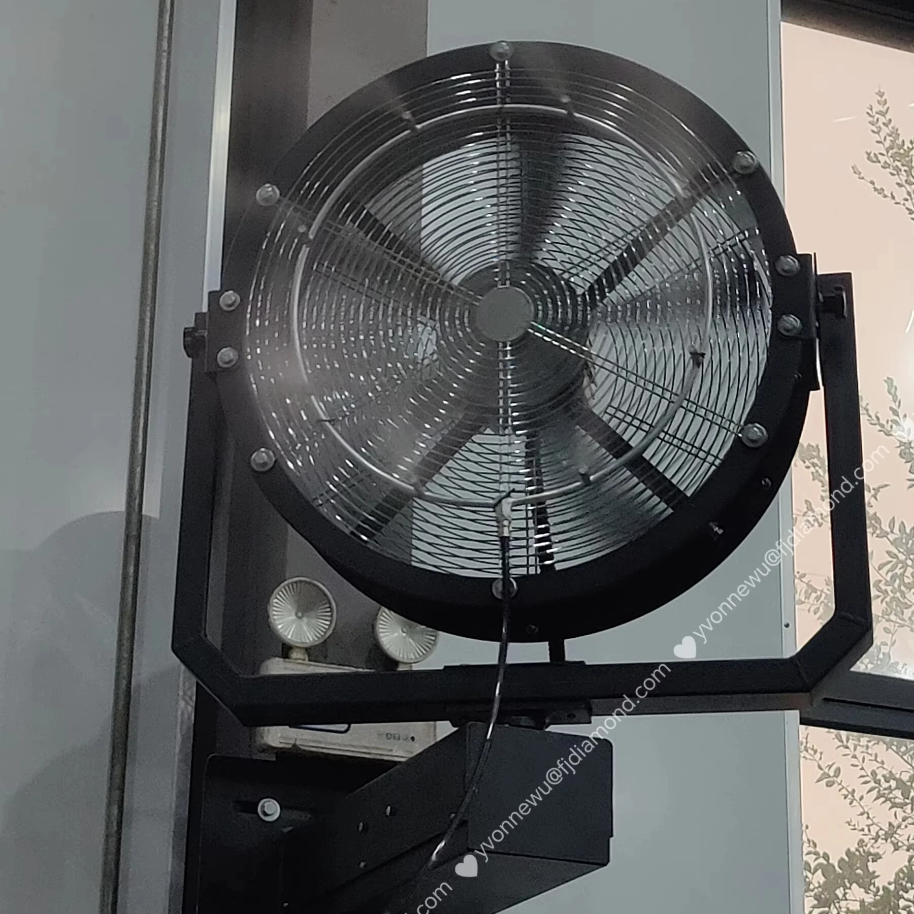 

For IP65 24 In High Quality Wall Mounted Industrial Outdoor Mist Fan