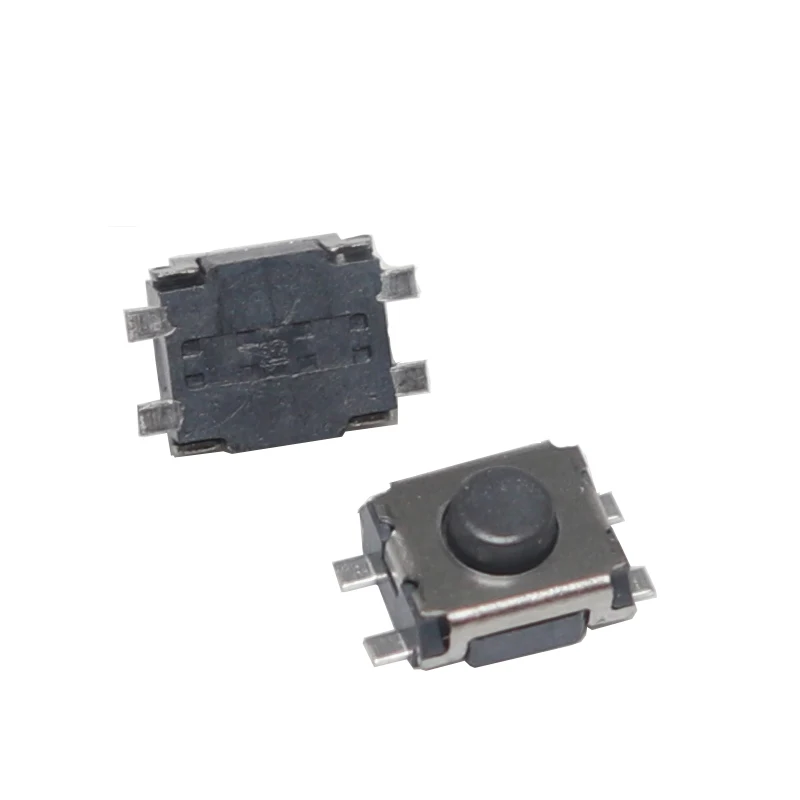 【300-100PCS】4Models Momentary Tact Switch SMD Phone Button 4PIN SMD/SMT Side push Micro Button light touch switch 3X4X2 Series