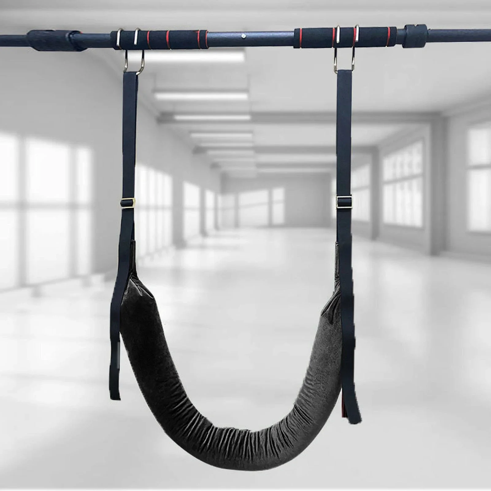 جهاز تخفيف الضغط على العمود الفقري، حزام قطني ناعم وخفيف الوزن، جهاز سحب قطني للمنزل والمكتب والسفر بالسيارة